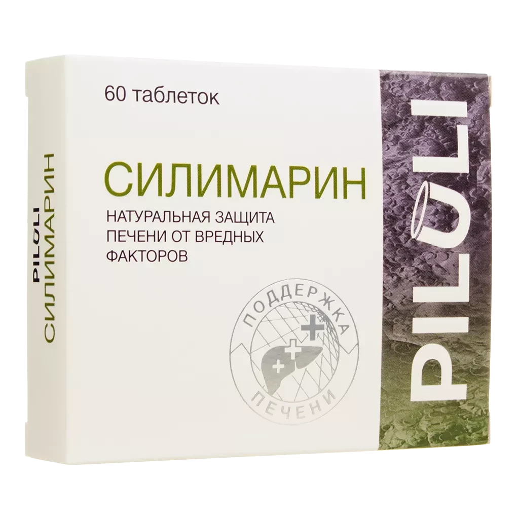 PILULI Силимарин (Гепо Комплекс) таблетки покрыт.об. массой 165 мг 60 шт